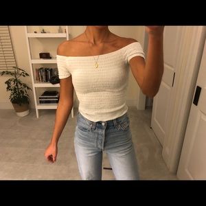 Brandy top off the shoulder